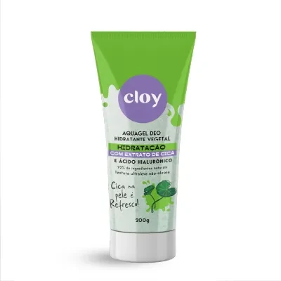 Loção Desodorante Corporal Cloy Cica Aquagel 200g
